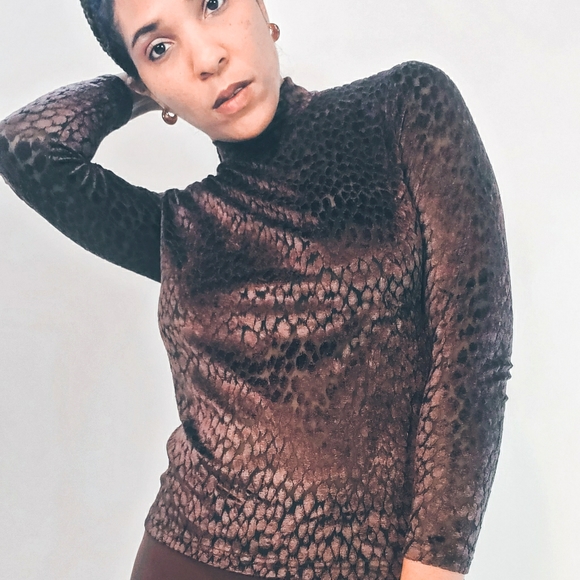 Vintage Tops - Vintage Mockneck